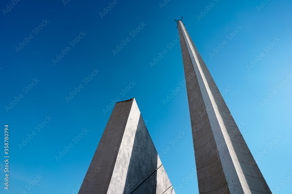 Monuments of the war years in Volgograd, the famous house of Pavlov, defenders of Stalingrad Monuments of the war years in Volgograd, the famous house of Pavlov, defenders of Stalingrad
