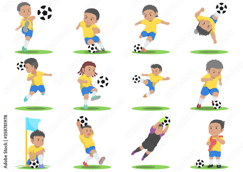 Fototapeta premium サッカー