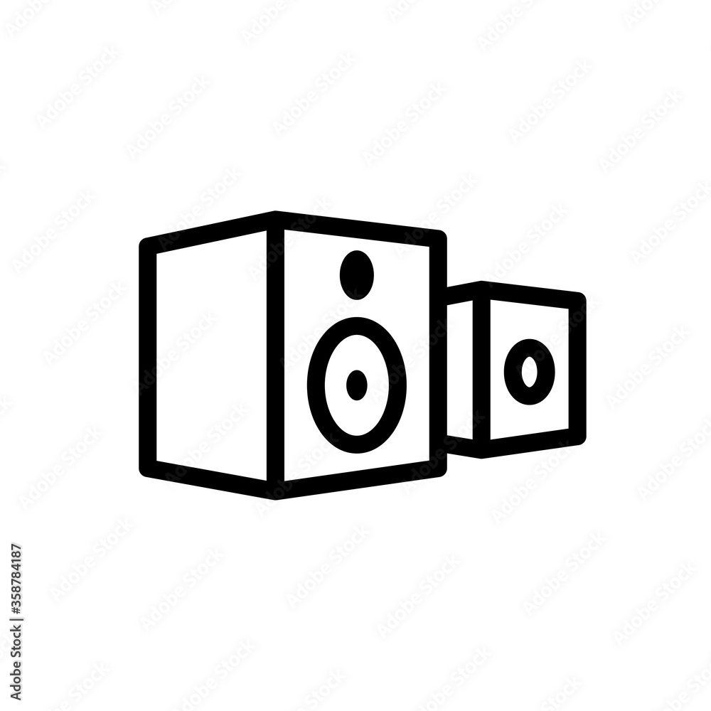 speaker icon logo illustration design speaker icon logo illustration design