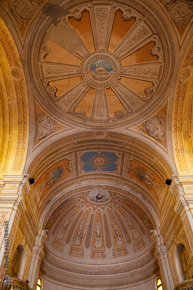 interior of the church of Ostellatto
