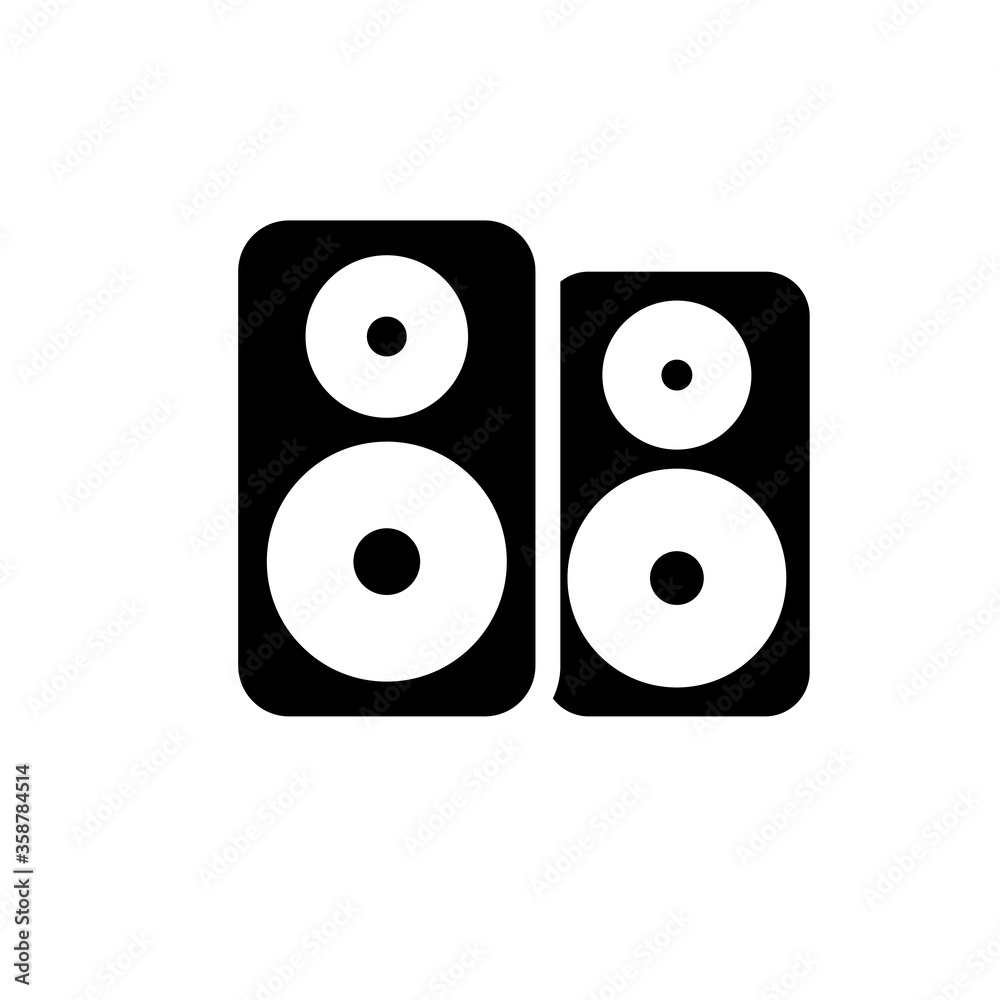 speaker icon logo illustration design speaker icon logo illustration design