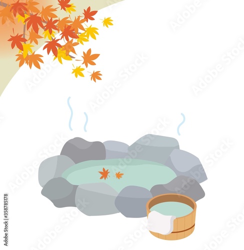 岩風呂＿秋紅葉02