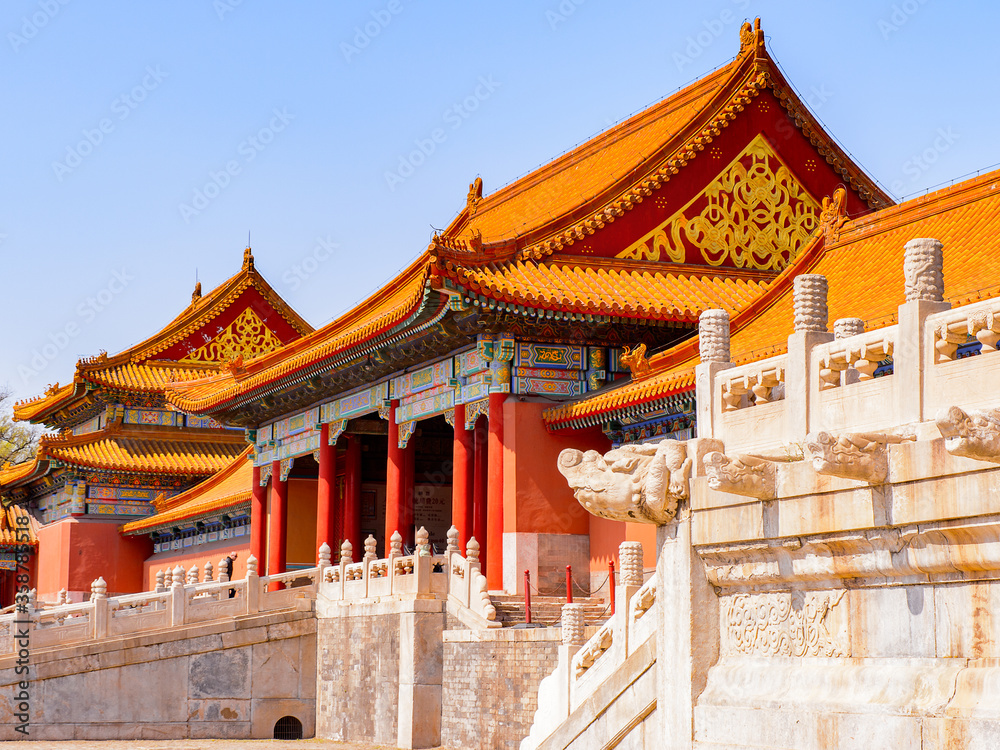 It's Forbidden City, Palace Museum. Imperial Palaces of the Ming and Qing Dynasties in Beijing and Shenyang. UNESCO World Heritage It's Forbidden City, Palace Museum. Imperial Palaces of the Ming and Qing Dynasties in Beijing and Shenyang. UNESCO World Heritage