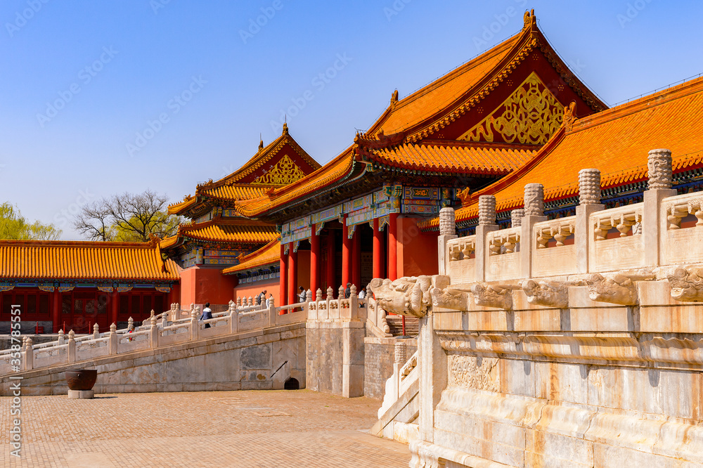 It's Forbidden City, Palace Museum. Imperial Palaces of the Ming and Qing Dynasties in Beijing and Shenyang. UNESCO World Heritage