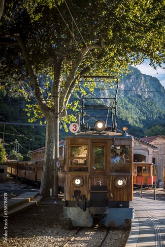 Locomotive on Soller Train (Tren Soller), Mallorca