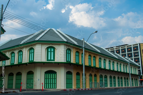 Photography old building in the city