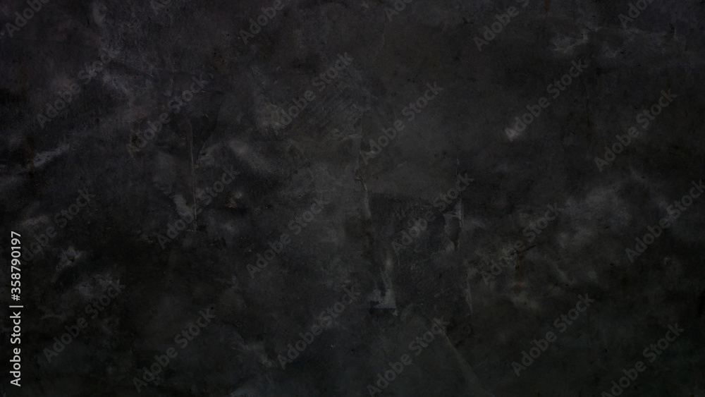 Obraz premium black cement wall background, abstract concrete stone