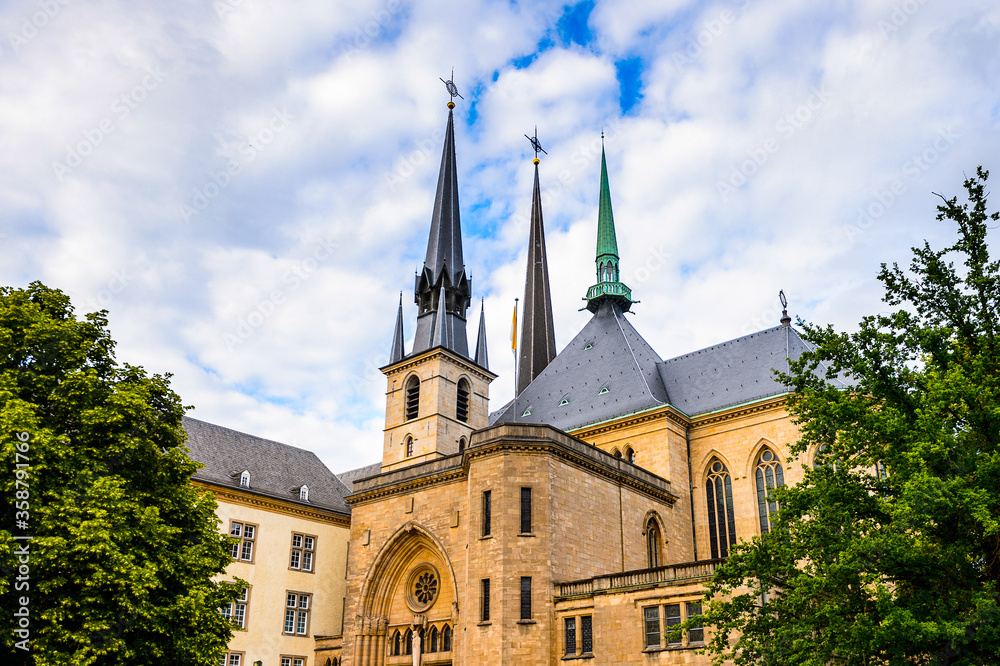 It's Notre Dame Church of Luxembourg