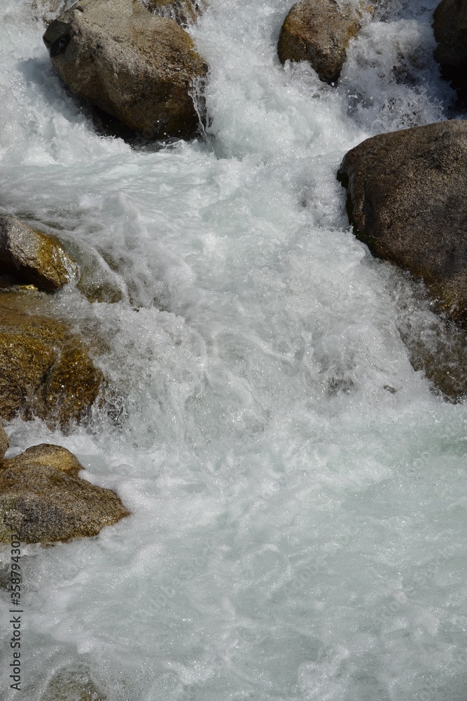 stream of water flowing over rocks