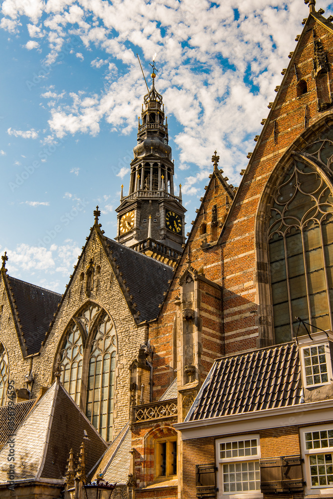 Church in Amsterdam, the capital of the Kingdom of Netherlands