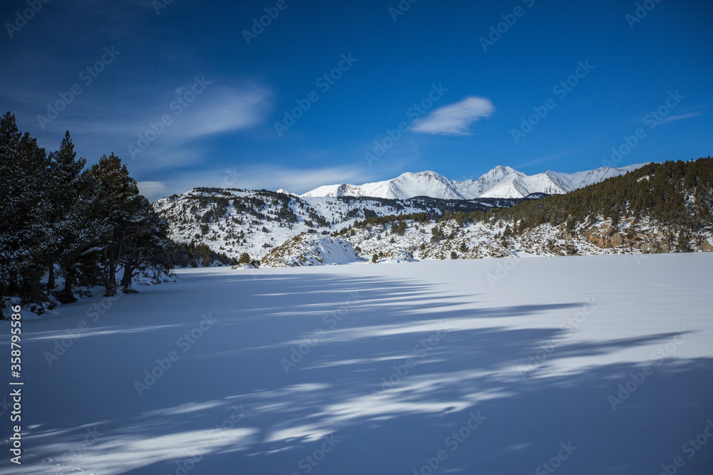 Winter in Capcir, Pyrenees, France