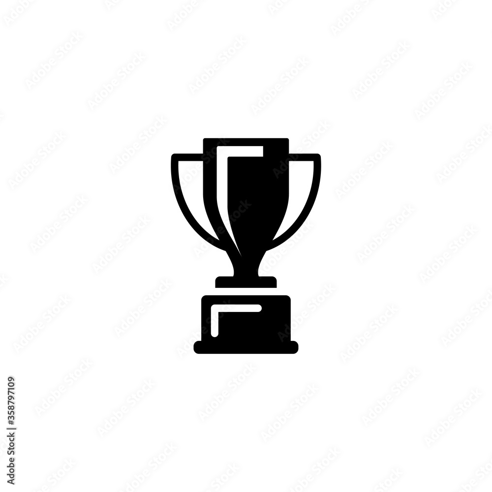 trophy icon logo illustration design trophy icon logo illustration design