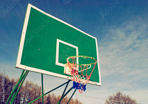basketball hoop outdoors