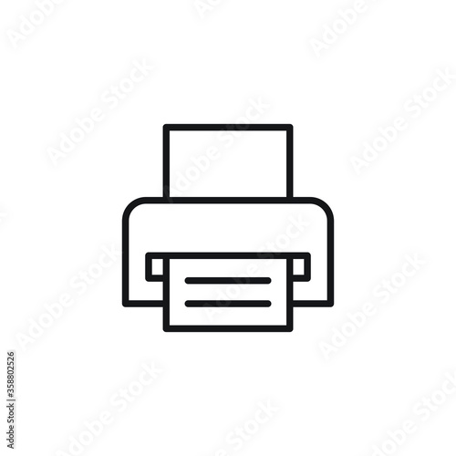 printer icon vector
