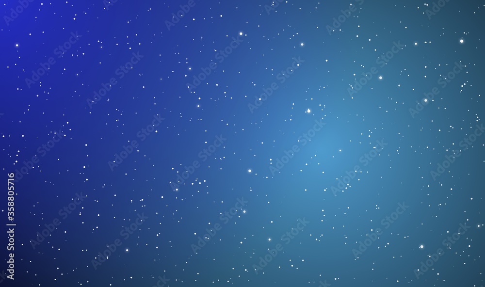 Obraz premium Spacescape illustration graphic design background