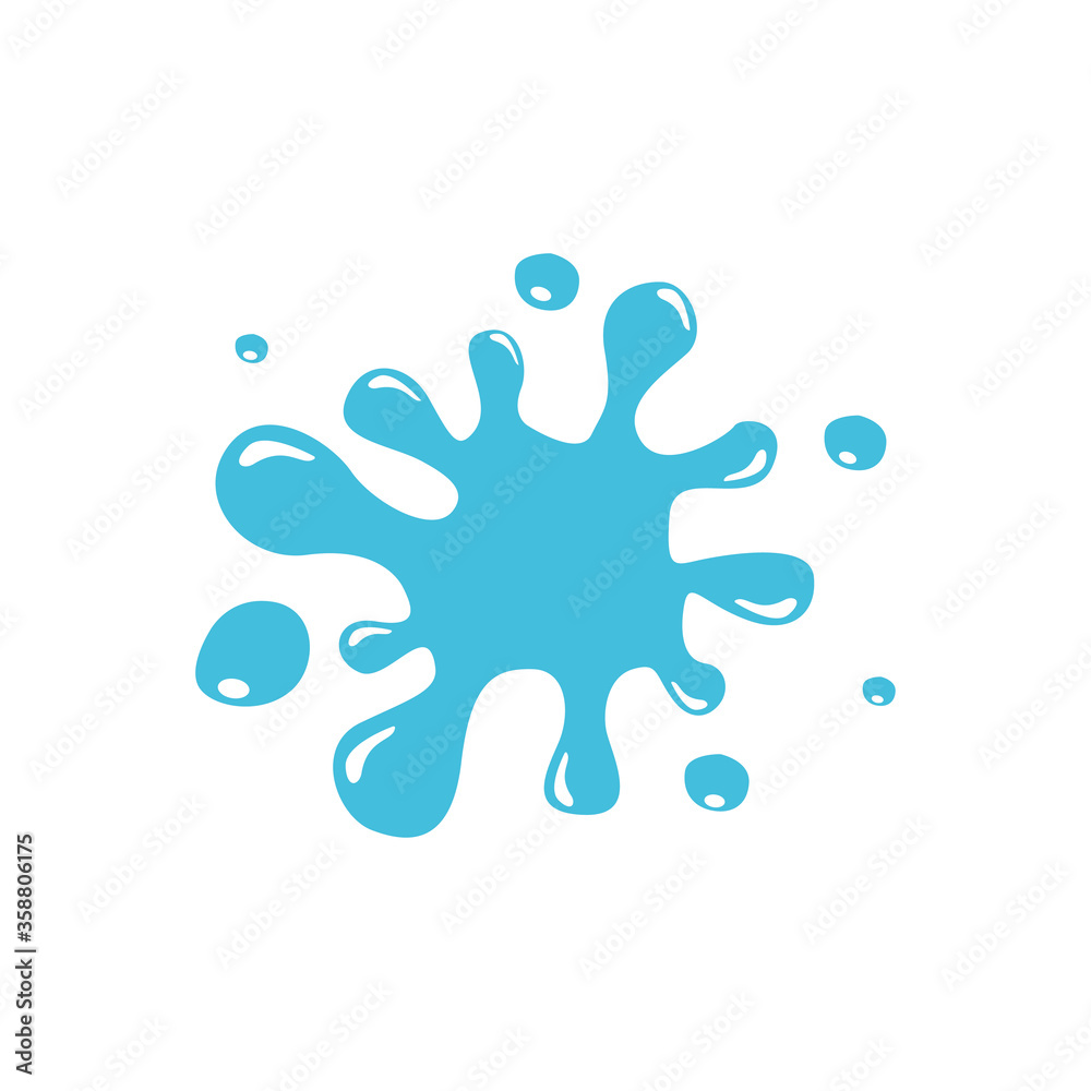 Splashes. Liquid. Ink blot. Vector illustration Splashes. Liquid. Ink blot. Vector illustration