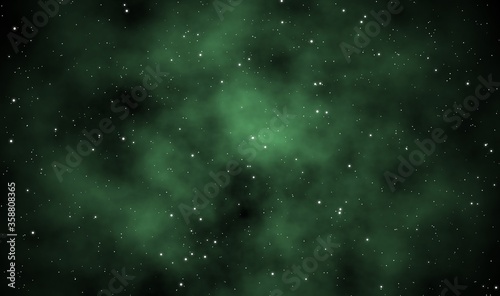 Space scape illustration graphic design background