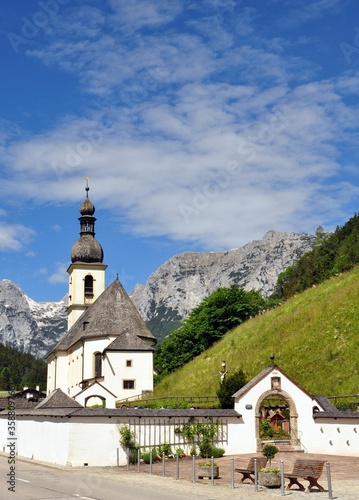 Pfarrkirche St. Sebastian in Ramsau Berchtesgaden © Jutta Adam
