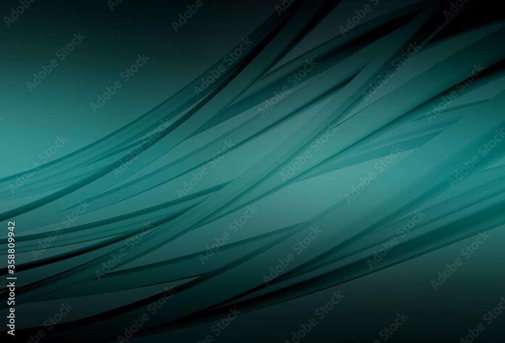 Dark Green vector blurred template. Dark Green vector blurred template.