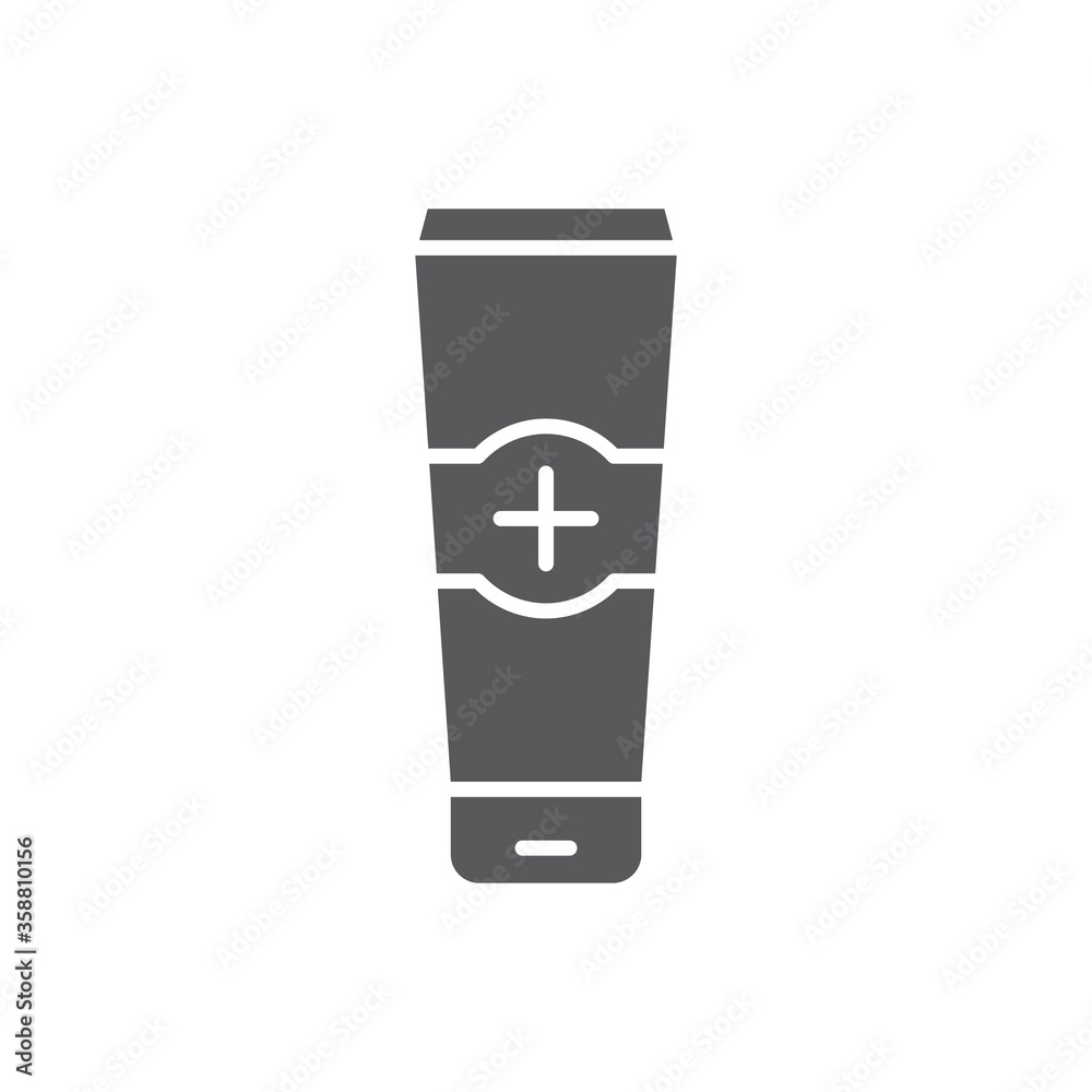 Medical cosmetic vector icon symbol isolated on white background Medical cosmetic vector icon symbol isolated on white background