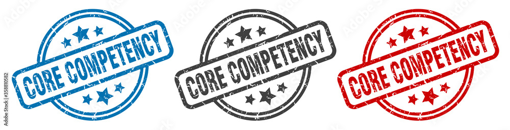 core competency stamp. core competency round isolated sign. core competency label set core competency stamp. core competency round isolated sign. core competency label set