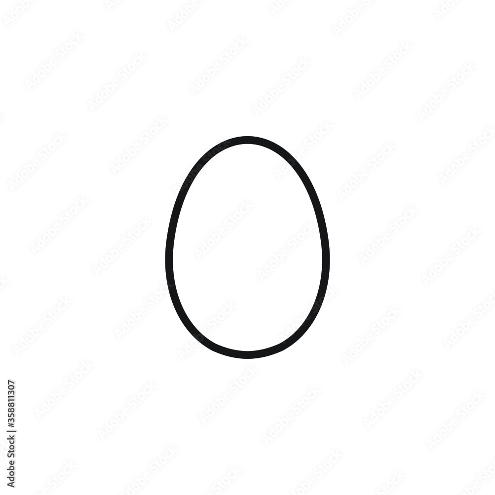 egg icon vector