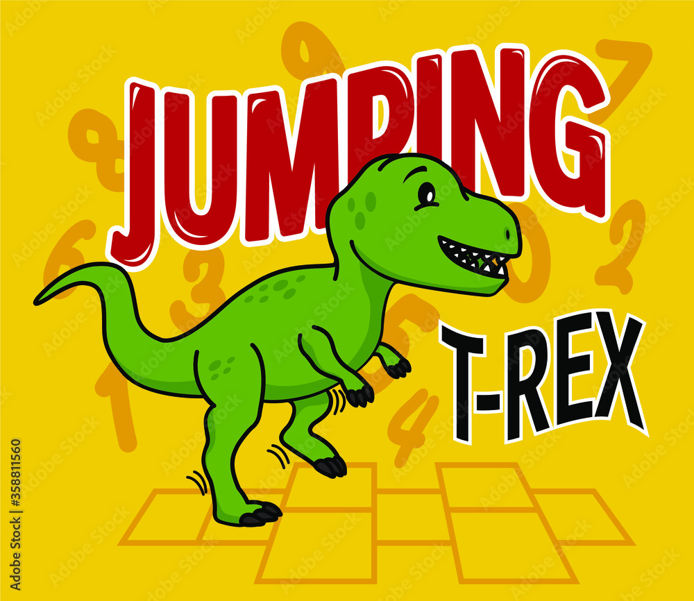 DINOSAURIO JUGANDO