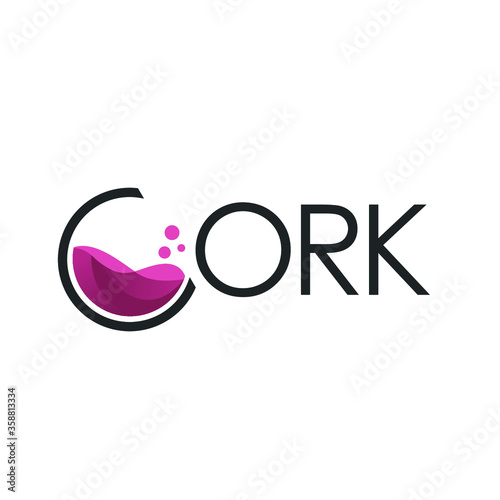 logo wine cork