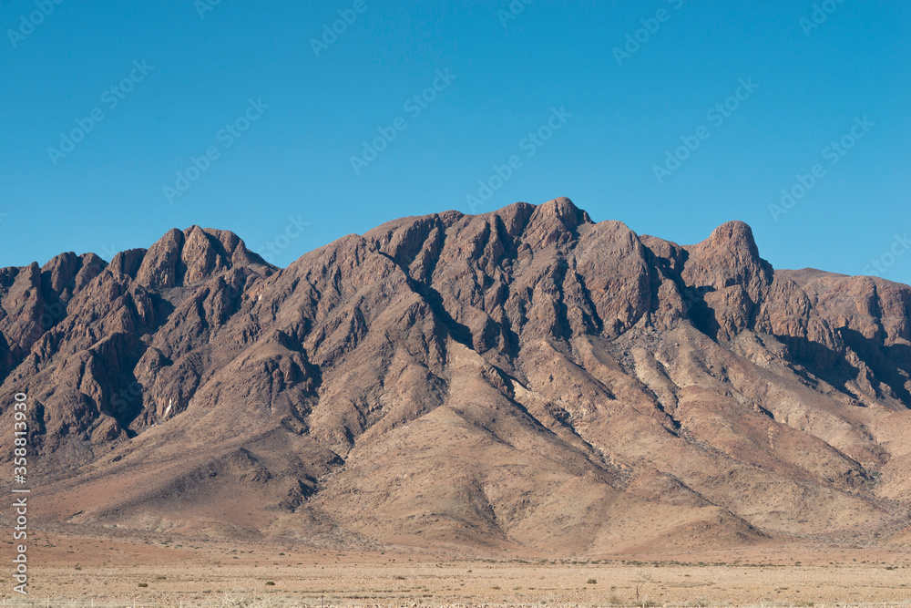 scenic rocks in desert