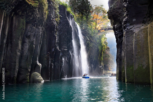 Manai Falls - Shrine of Japan,Takachiho Gorge