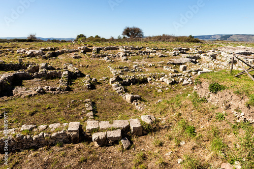 Landscapes of The Archaeological Zone - The Acropolis in Palazzolo Acreide, Province of Syracuse,Italy. photo