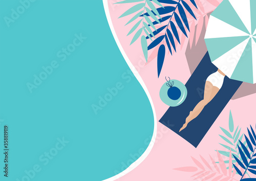 Woman on the beach