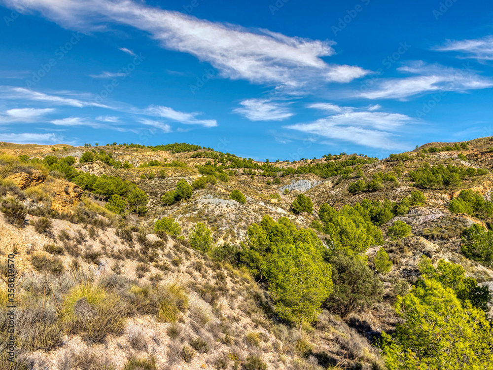 mountainous landscape near the Beninar reservoir

