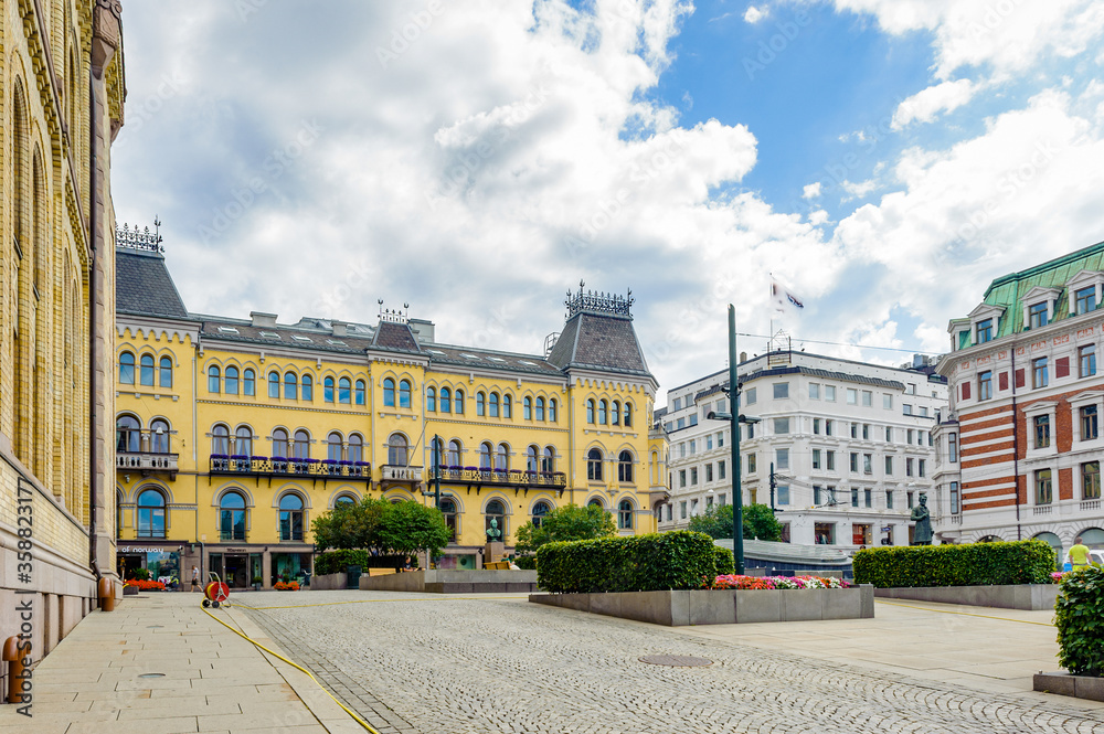 Fototapeta premium It's Square in Oslo, Norway