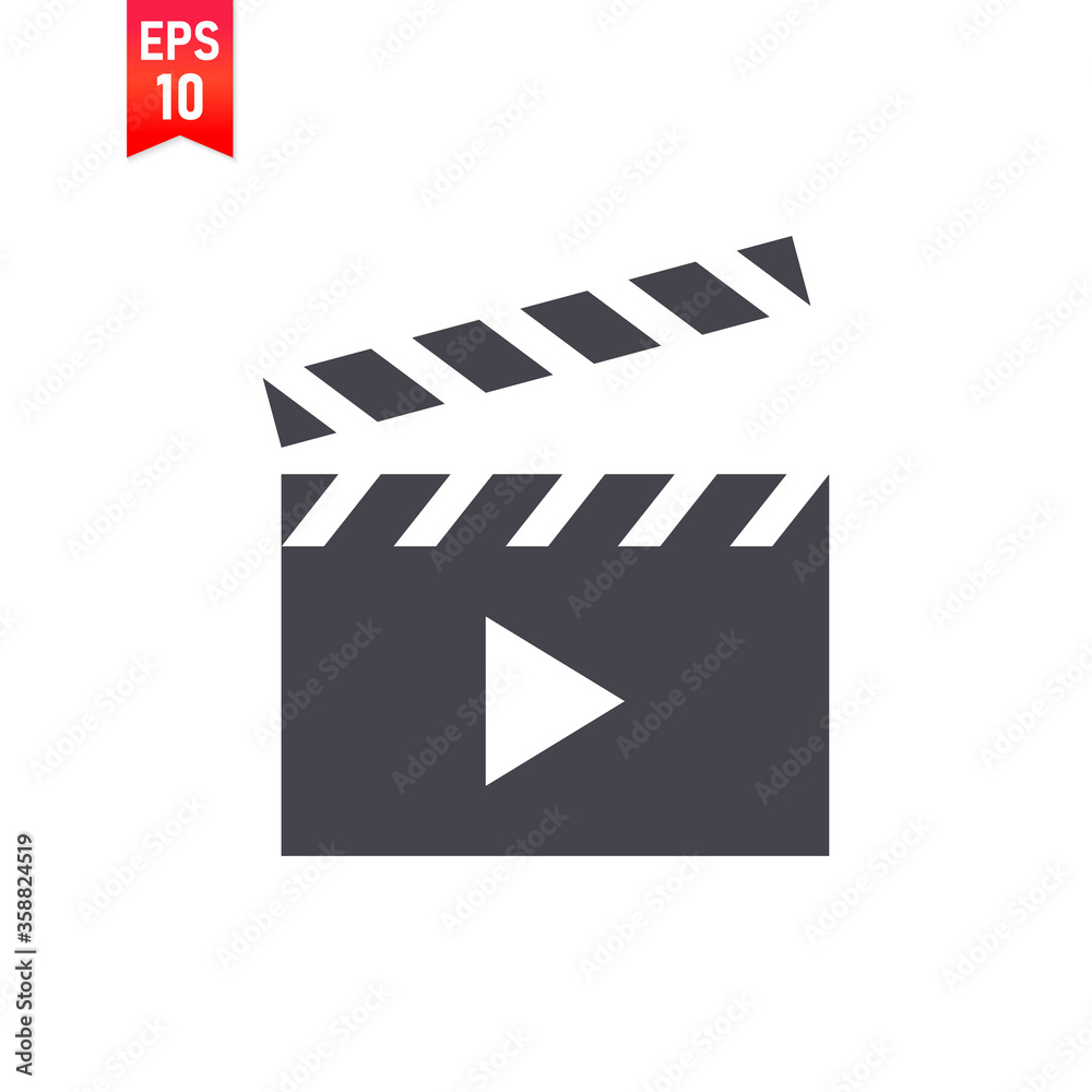 Play video icon. vector illustration for web.