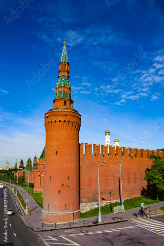 It's The Moskvoretskaya Tower of Kremlin, Moscow, Russia