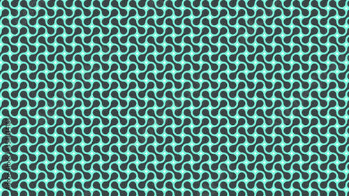 Seamless Metaballs Pattern. Repetition of round shaped elements. Abstract background