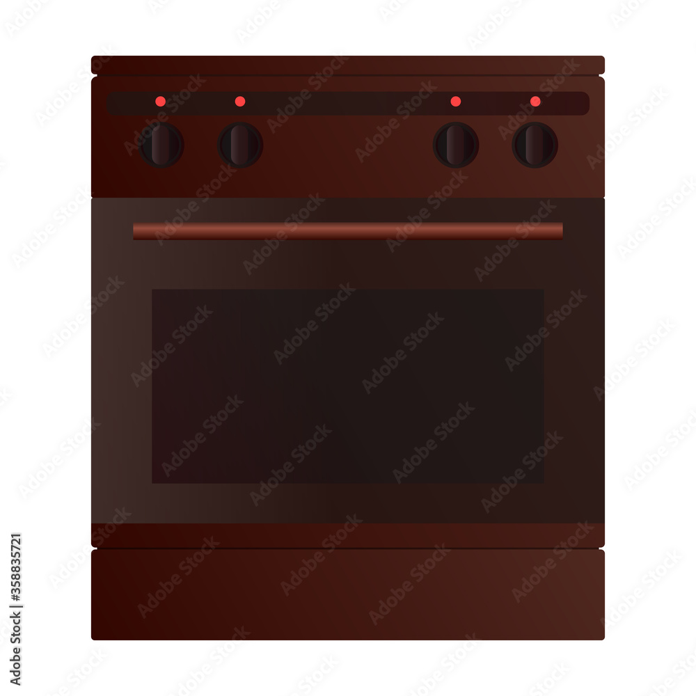Oven vector icon.Cartoon vector icon isolated on white background oven. Oven vector icon.Cartoon vector icon isolated on white background oven.