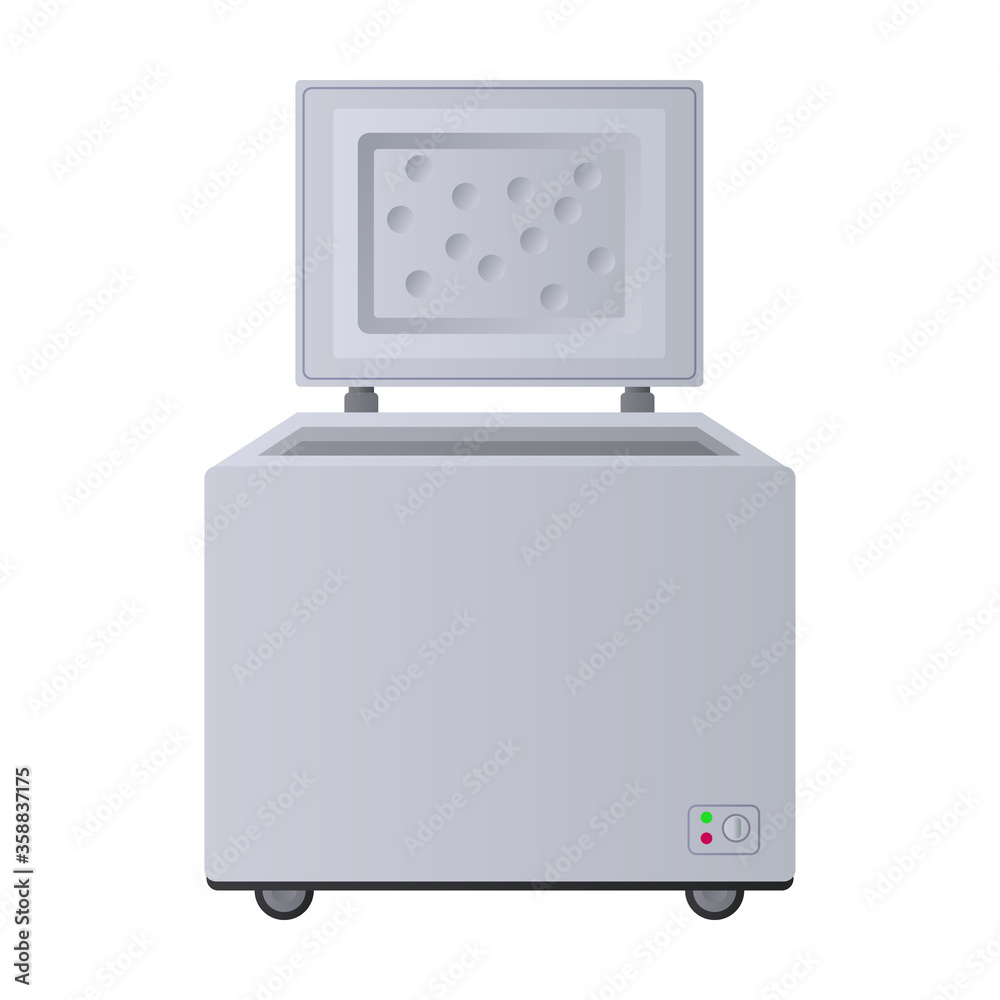 Freezer vector icon.Cartoon vector icon isolated on white background freezer. Freezer vector icon.Cartoon vector icon isolated on white background freezer.