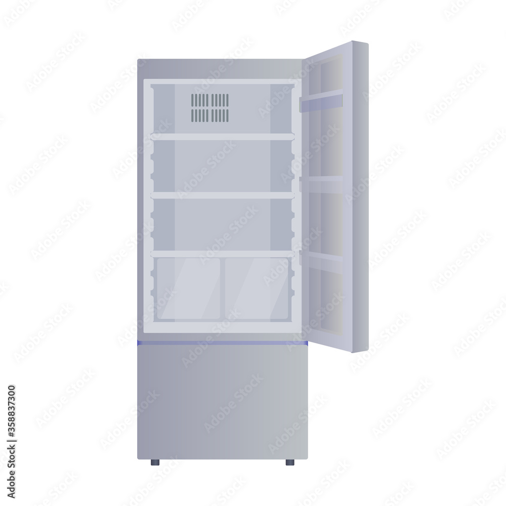Fridge vector icon.Cartoon vector icon isolated on white background fridge. Fridge vector icon.Cartoon vector icon isolated on white background fridge.