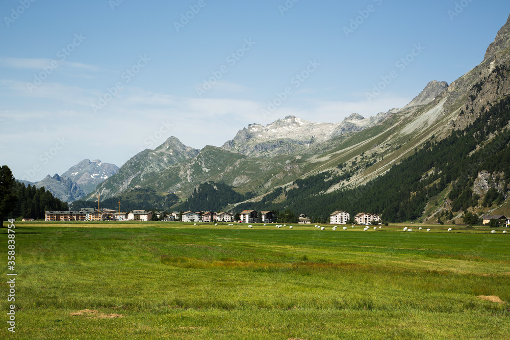Sils landscape-Engadine-Switzerland