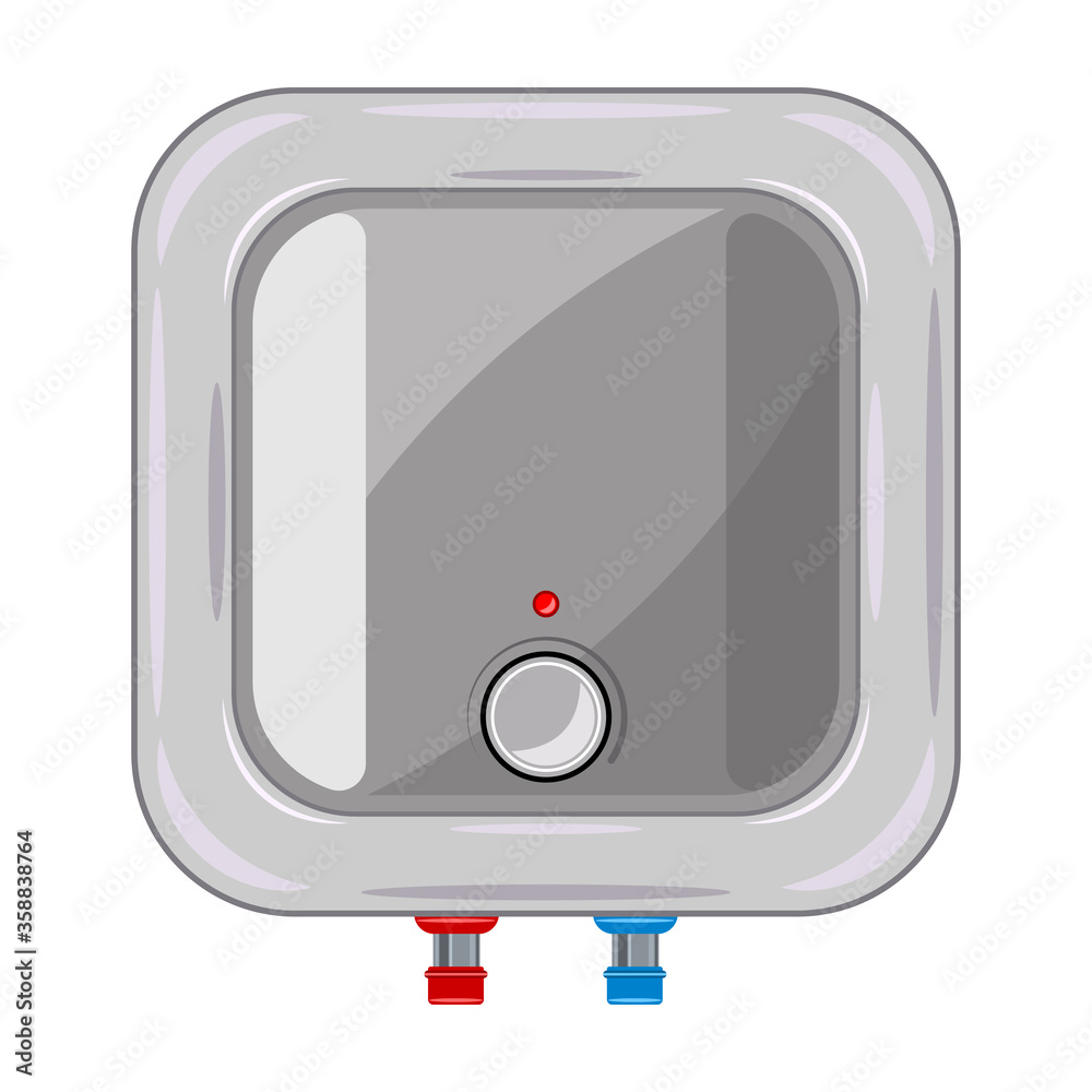 Water boiler vector icon.Cartoon vector icon isolated on white background water boiler. Water boiler vector icon.Cartoon vector icon isolated on white background water boiler.