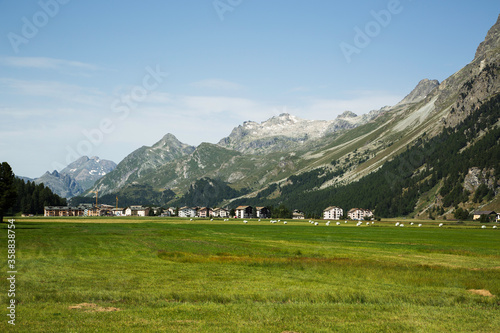 Sils landscape-Engadine-Switzerland