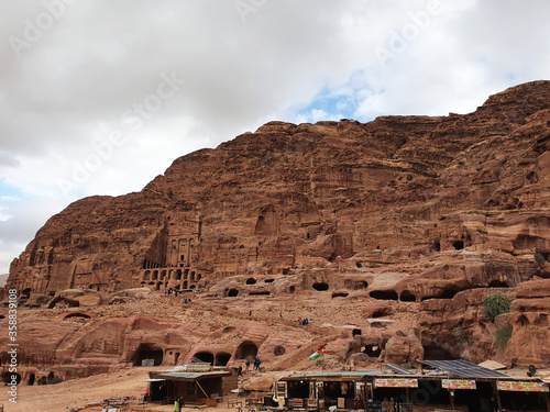 Shot of the of Petra, Jordan.