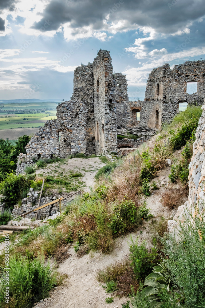 Oponice castle ruins, Slovakia