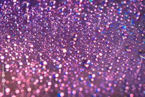 water drops on dvd media, water drops on colorful background