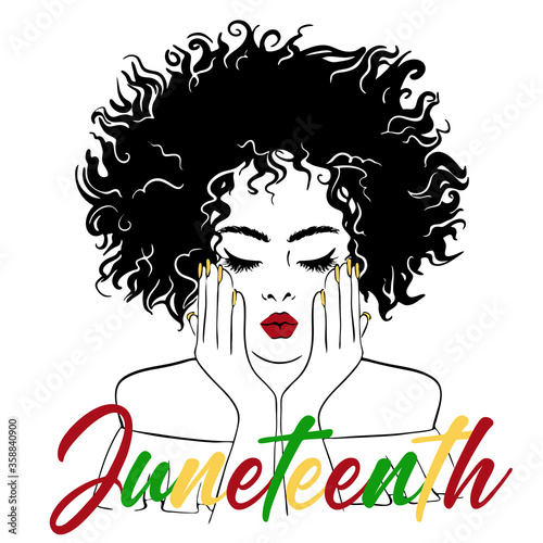 Juneteenth Day, African-American Independence Day, Day of freedom and emancipation