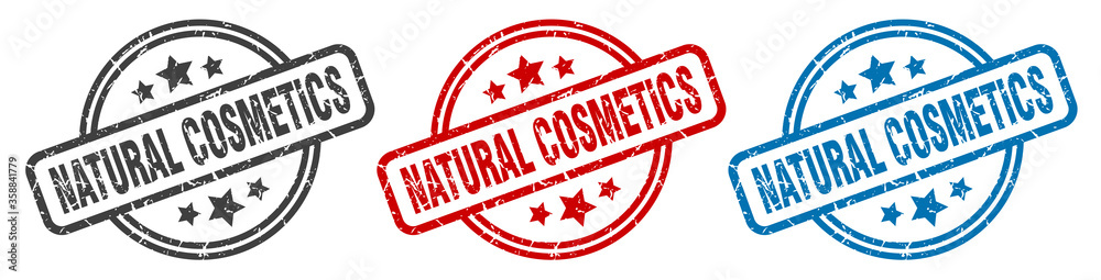 natural cosmetics stamp. natural cosmetics round isolated sign. natural cosmetics label set natural cosmetics stamp. natural cosmetics round isolated sign. natural cosmetics label set