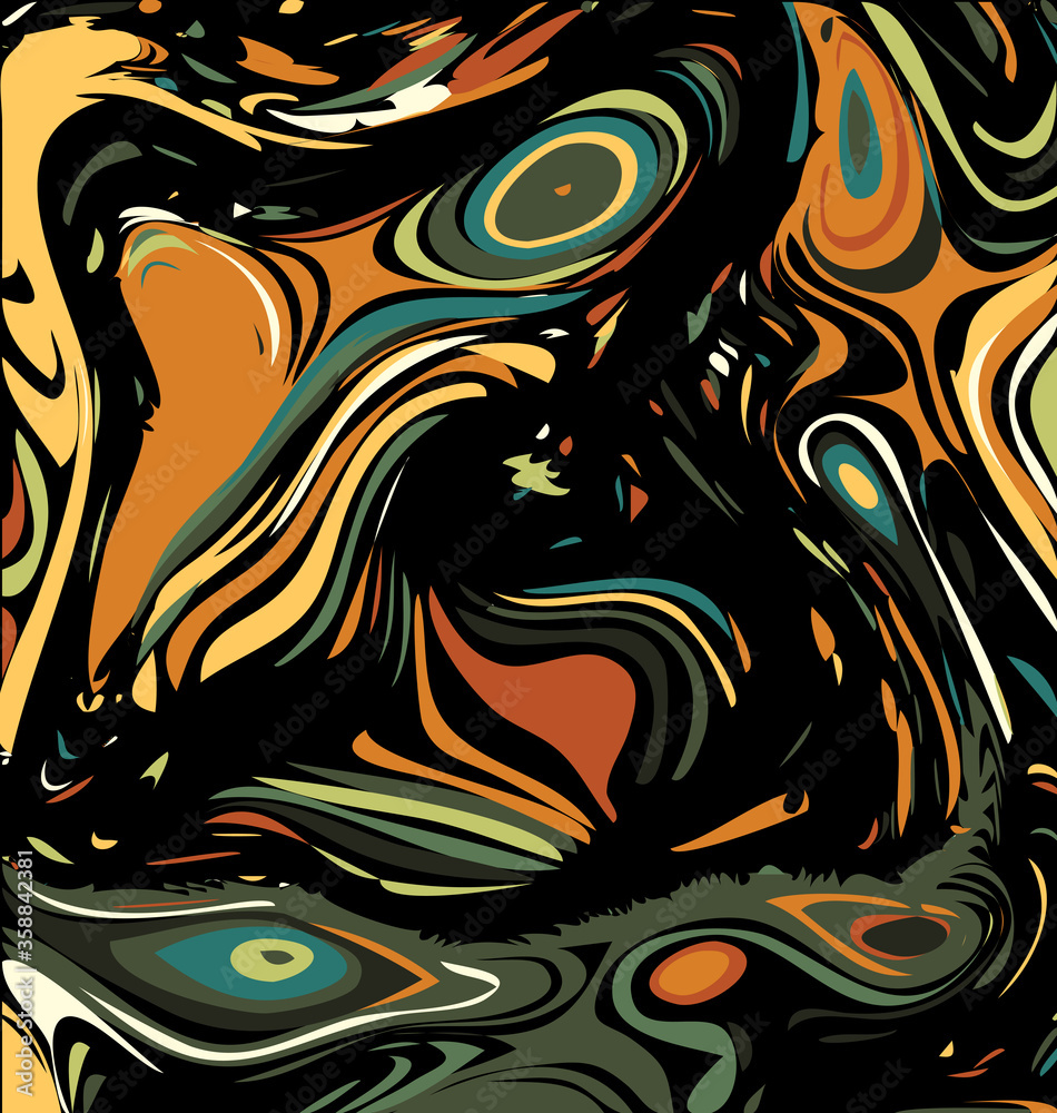 background image of abstract colored chaos green and brown