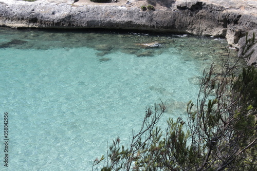 South coast of Menorca island